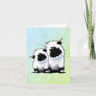 Tarjeta de oveja KiniArt Valais Blacknose