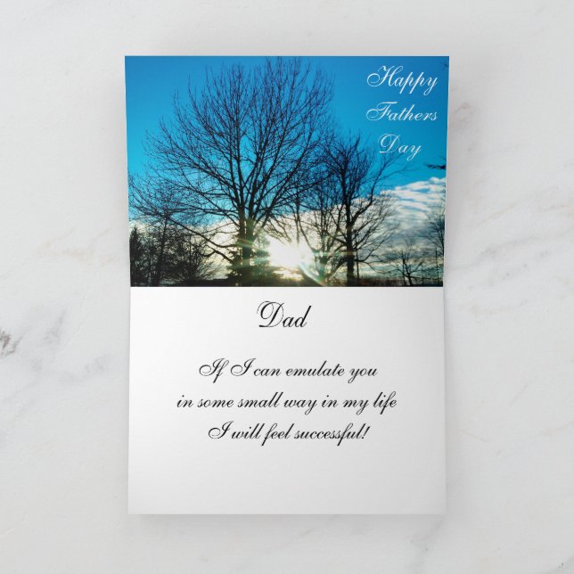tarjeta DE PADRE A HIJO (Interior)