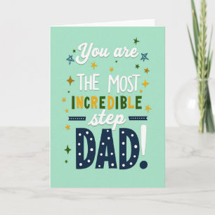 Tarjeta de Padre Adoptivo Más Increíble