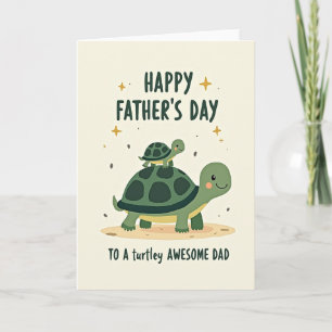 Tarjeta de Padre Reptil Caprichoso