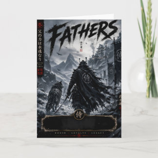 Tarjeta de Padre Samurái Legendario