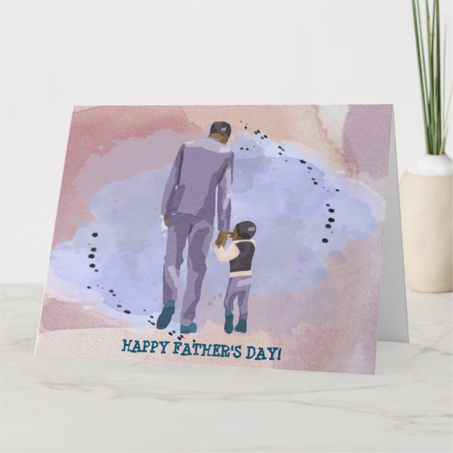 TARJETA DE PADRE Y HIJO (Anverso)