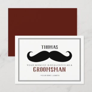 Tarjeta de Padrino - Tu Bigote Vino