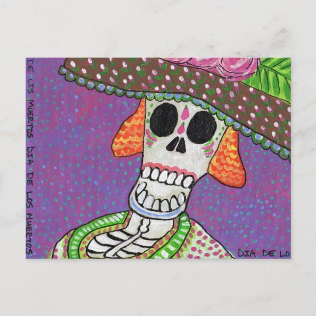 Tarjeta de pago del Día de los Muertos Katrina (Anverso)