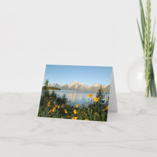 Tarjeta de paisaje de montaña de todas las ocasion