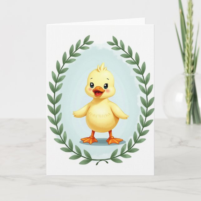 Tarjeta de pajarito dulce (Anverso)