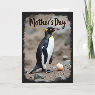 Tarjeta de pájaro madre protectora
