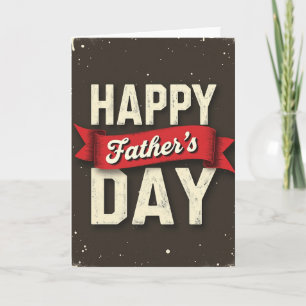 Tarjeta de pancarta clásica del Día del Padre