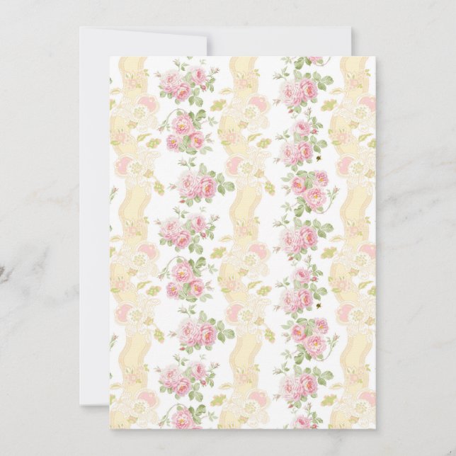 Tarjeta de panel Paulette Toile Stripe buttercup (Anverso)