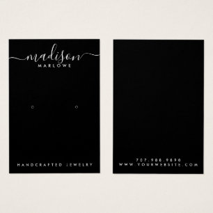 Tarjeta de pantalla de conexión de color negro mon