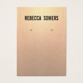 Tarjeta de pantalla de oro Rosa sutil y moderna