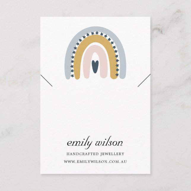 TARJETA DE PANTALLA DE RAINBOW SCANDI NECKLACE BRA (Anverso)