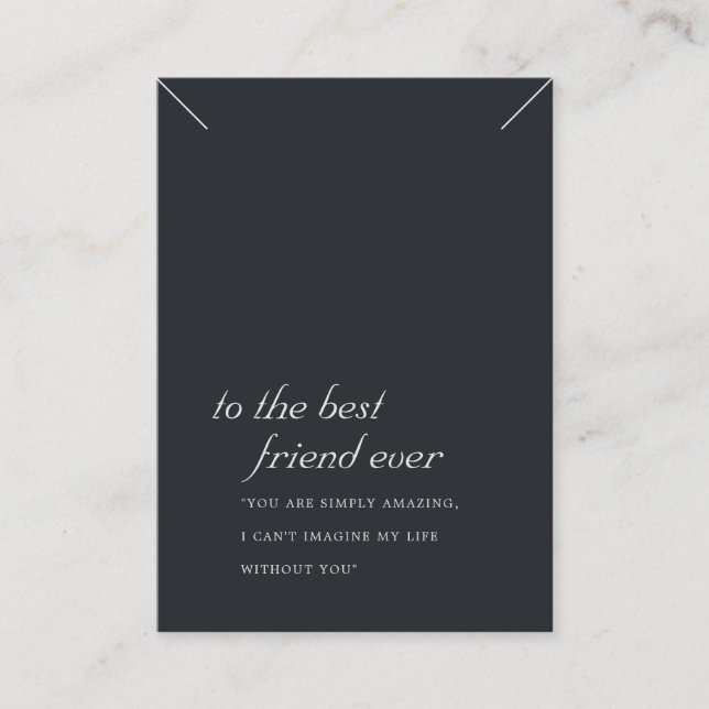 TARJETA DE PANTALLA DE REGALO DE REGALO DE AMIGO B (Anverso)