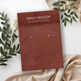 TARJETA DE PANTALLA DE TEXTURA DE CUERO ROJO DE TA