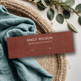 TARJETA DE PANTALLA DE TEXTURA DE CUERO ROJO DE TA