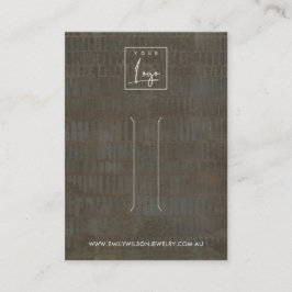 TARJETA DE PANTALLA DEL CLIP DE LA LÍNEA GRIS RÚST