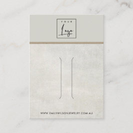 TARJETA DE PANTALLA DEL CLIP DEL PELO GRIS BLANCO