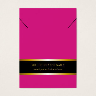 Tarjeta de pantalla negra de oro rosa caliente Pen