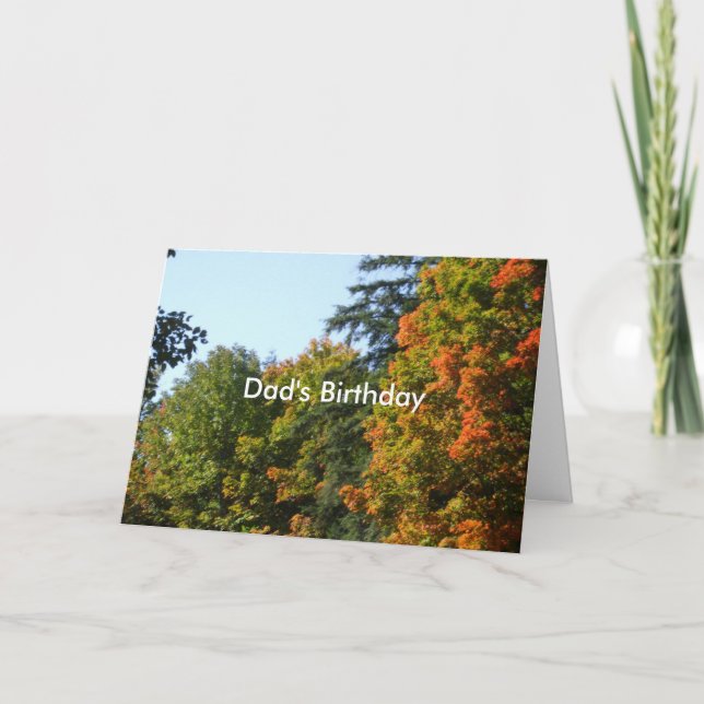 Tarjeta de papá de cumpleaños feliz (Anverso)