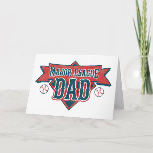 Tarjeta de papá de la Liga Mayor