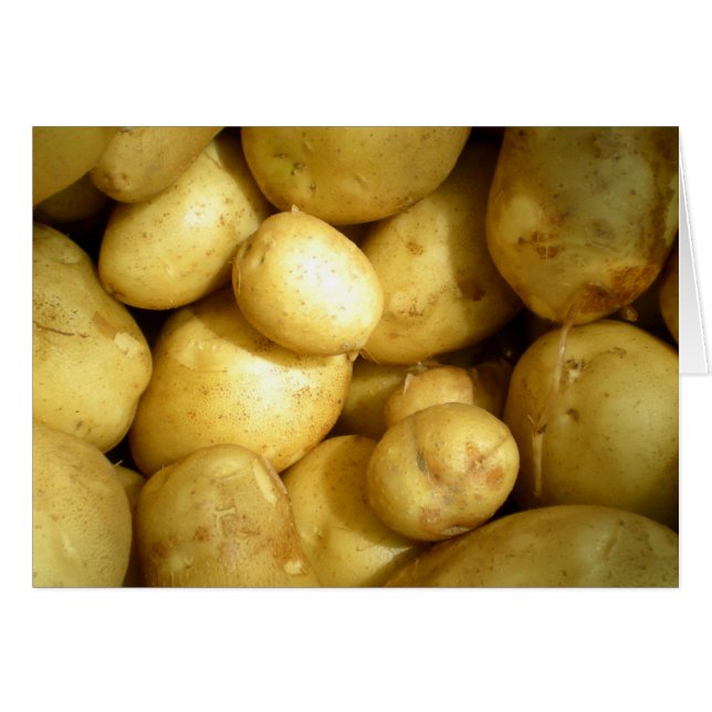 Tarjeta de papa en blanco (Anverso (Horizontal))