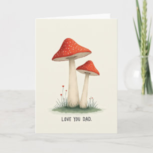 Tarjeta de Papá Hongo Carmesí
