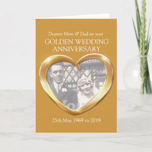Tarjeta de papá y mamá para el aniversario del bod