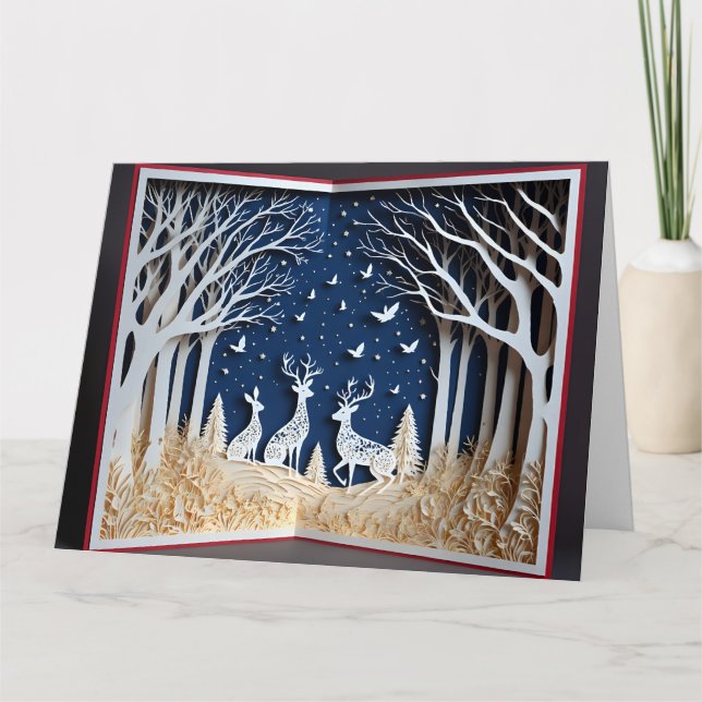 Tarjeta de papel para navidades (Anverso)