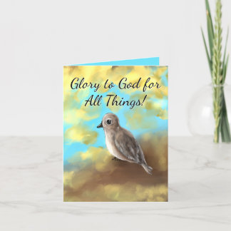 Tarjeta de papelería cristiana (tórtola)