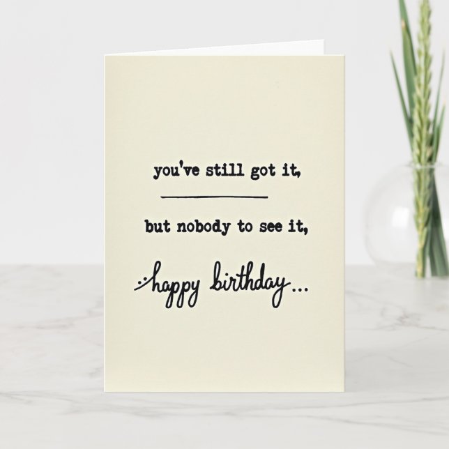Tarjeta de Papelería de Cumpleaños con Textura (Anverso)