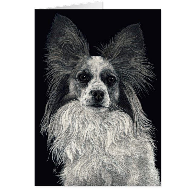 Tarjeta de Papillon - "chispas " (Frente)