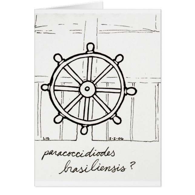 Tarjeta de Paracoccidioides (Frente)