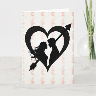 Tarjeta de Pareja Corazón de Amor