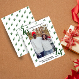 Tarjeta de pareja de Navidades modernos y sencillo