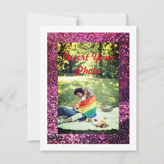 Tarjeta de pareja, tamaño: 4,25" x 5,5", papel: Ma (Anverso)