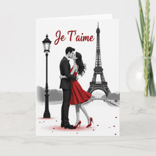 Tarjeta de Pareja Te Amo París