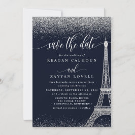 Tarjeta de París Torre Eiffel Marina Plata para Gu