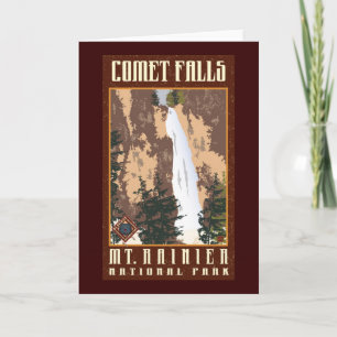 Tarjeta de parque Mount Rainier Nat'l