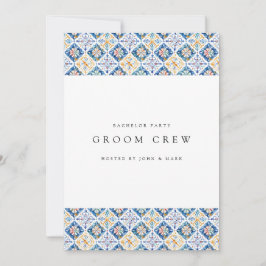 Tarjeta de partido Bacheller con azulejos de limón