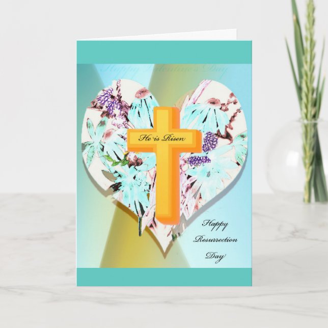 Tarjeta de Pascua (Anverso)