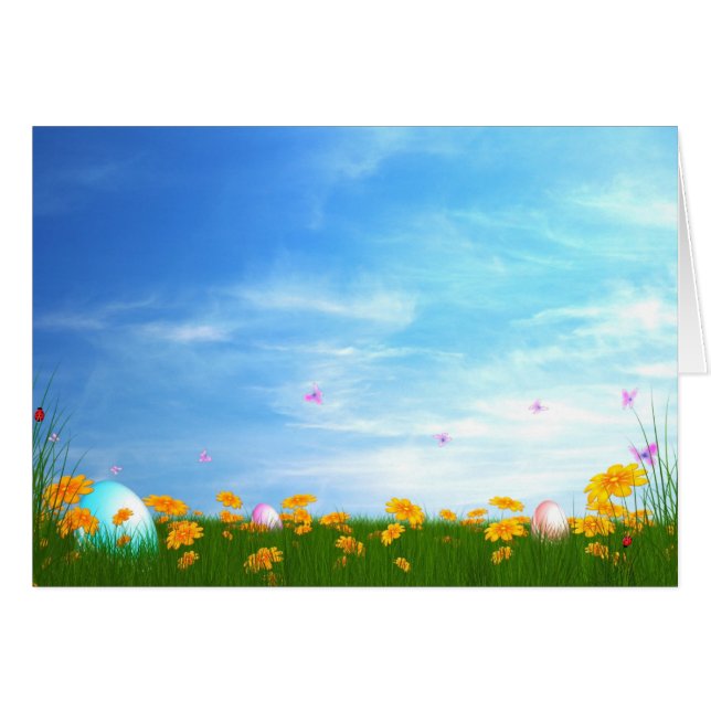 Tarjeta de Pascua (Anverso (Horizontal))