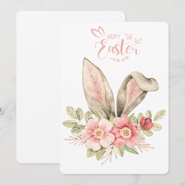 Tarjeta de Pascua (Anverso / Reverso)