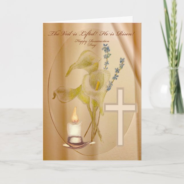 Tarjeta de Pascua (Anverso)