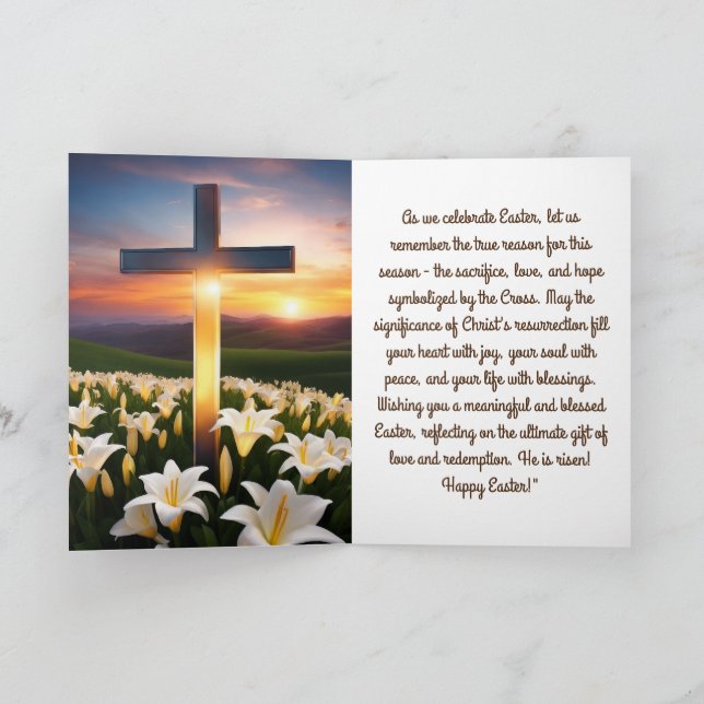 Tarjeta de Pascua. :-) (Interior)