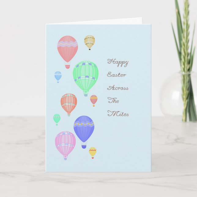 Tarjeta de Pascua a través de las millas (Anverso)