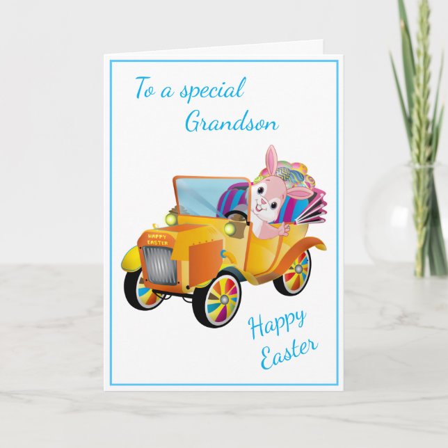 Tarjeta De Pascua A Una Tarjeta De Vacaciones Espe (Anverso)