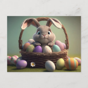 Tarjeta de Pascua adorable
