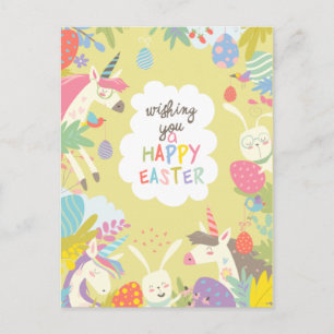 Tarjeta de Pascua adorable