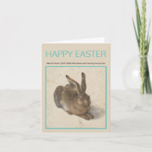 Tarjeta de Pascua Albrecht Dürer 1502 HARE