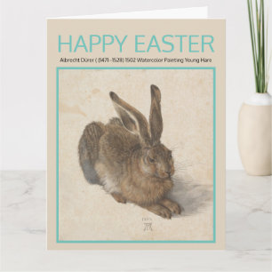 Tarjeta de Pascua Albrecht Dürer 1502 HARE